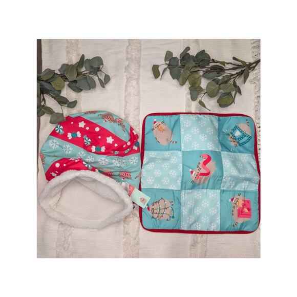 Pusheen Holiday Cat Bag and Mat - Picture 1 of 7